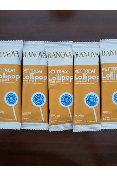 PATİLİMARKET kedi lolipop tavuk balkabaklı 5 adet ürün görseli 1