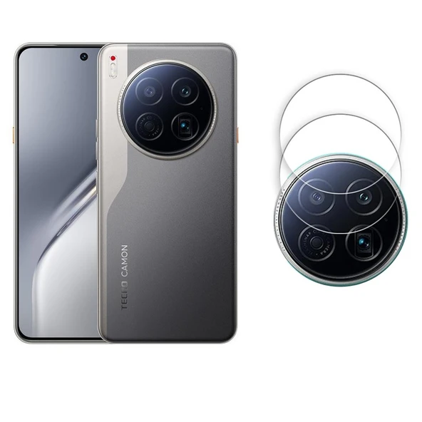 Tecno Camon 40 Premier Esnek Nano Kamera Lens Koruyucu (2 Adet) ürün görseli 1