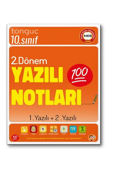 Tonguç 10.Sınıf 2.Dönem Yazılı Notları 1-2.Yazılı ürün görseli 1