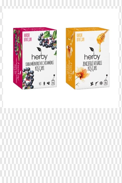 Herby 2'li Kış Çayı (Karamürverli ve C Vit, Zencefil Bal) ürün görseli 1