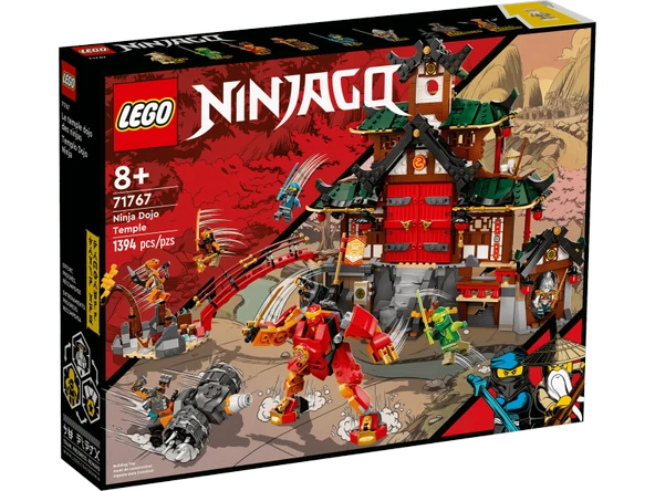 LEGO Ninjago Ninja Dojo Tapınağı 71767 - 8 Yaş ve Üzeri İçin Lloyd Kai ve Yılan Oyuncağı İçeren Oyuncak Yapım Seti (1394 Parça) ürün görseli 1