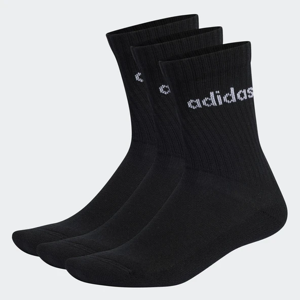 Adidas Linear Crew Yastıklamalı Çorap 3 Çift - Resim 2
