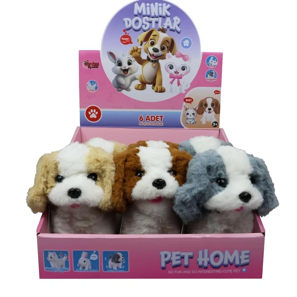 VRD10642 PELUŞ EVCİL KÖPEK SESLİ HAREKETLİ-VRD ürün görseli 1