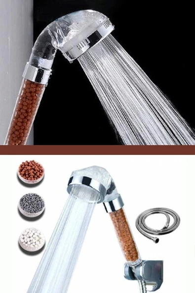 Boncuklu Su Tasarruflu Kireç Önleyici Duş Başlığı - Resim 2