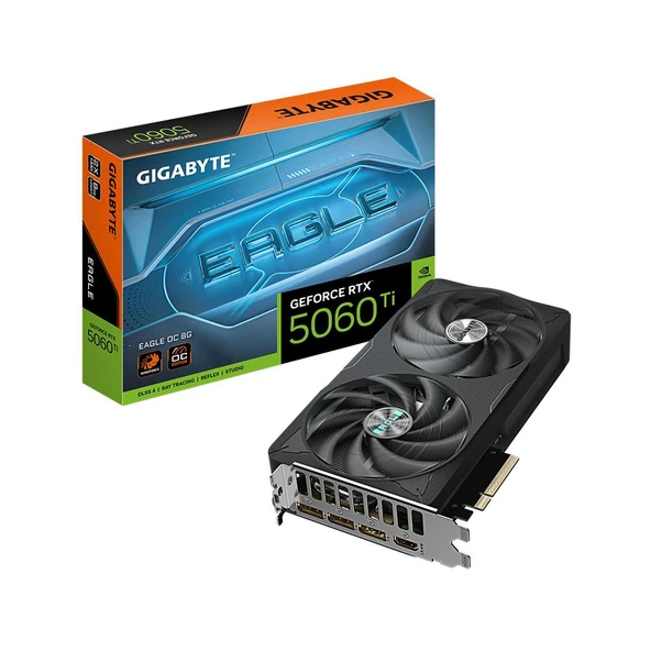 Gigabyte Geforce Rtx 5060 Ti Eagle Oc 8gb Dlss 4 128 Bit Gddr7 Ekran Kartı ürün görseli 1