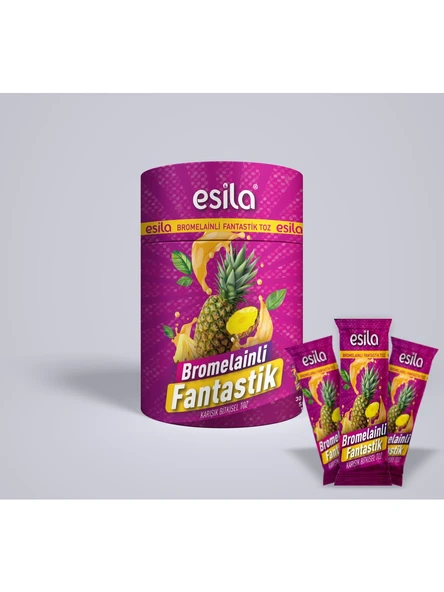 Esila Fantastik 30’Lu Stick Bromelainli Bitkisel Toz Çay 1 Adet ürün görseli 1