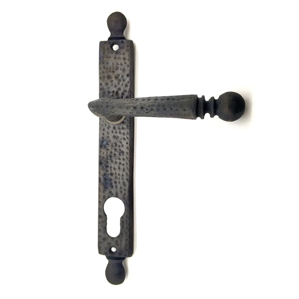 Antika Tarz Dekoratif Pirinç Misket Oda Kapı Kolu - 245x34 Mm, Oksit ürün görseli 1