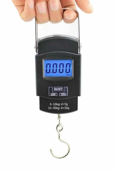 50 Kg Dijital El Terazisi Cep Tartısı El Kantarı Terazi ürün görseli 1