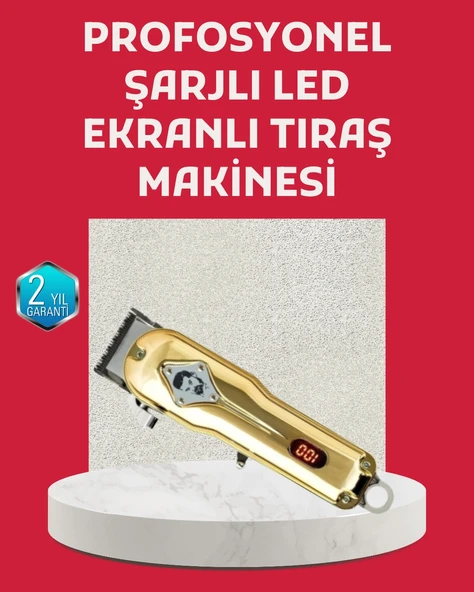 1800 Mah Bataryalı Uzun Kullanım Süreli Şarjlı Tıraş Makinesi ürün görseli 1