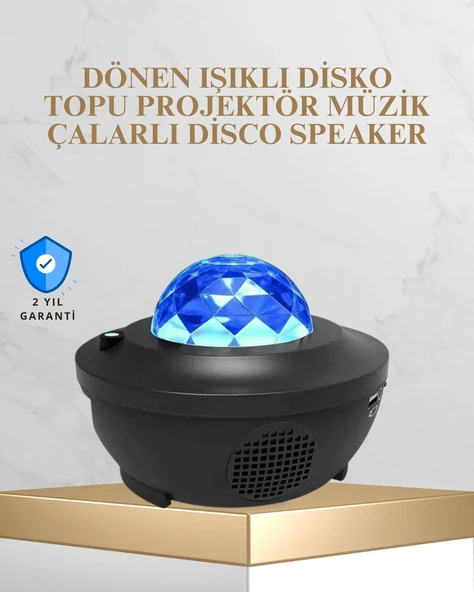 Bluetooth & Usb Müzik Çalar Gece Lambası – 50 m² Kapsama, Uzaktan Kumanda ürün görseli 1