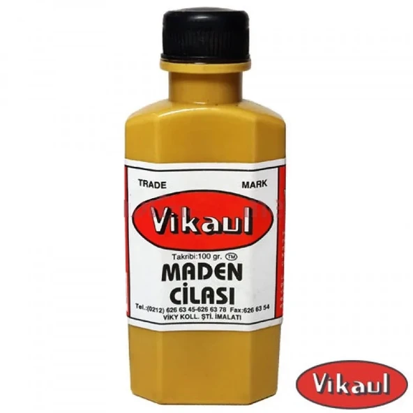 Vikaul Metal Parlatıcı - Maden Cilası, Kavil 100 Gr - 12 Adet ürün görseli 1