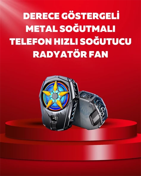 Mobil Cihaz Soğutma Radyatörü – Metal+abs, Type-c Kablolu ürün görseli 1