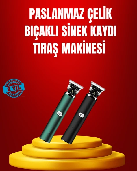 Ergonomik Tasarımlı Dayanıklı Metal Gövdeli Saç Kesme Makinesi ürün görseli 1