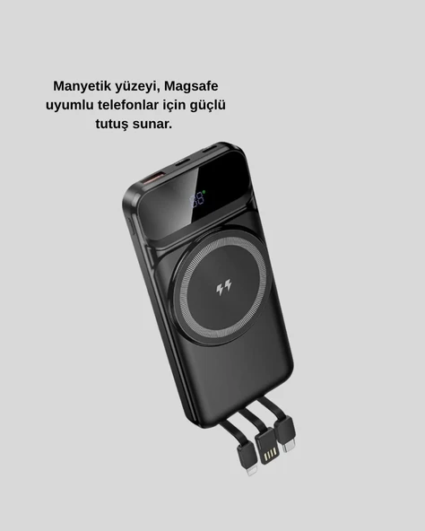 Kablosuz 10000 Mah Powerbank - Resim 3