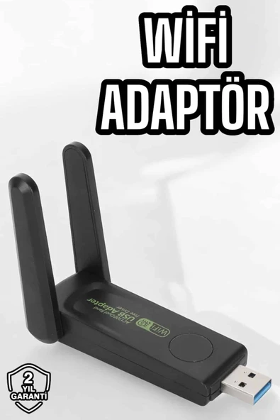 Dual Band Wifi Alıcı Adaptör Usb 3.0 Destekli ürün görseli 1