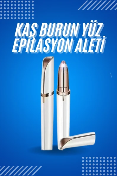 Yüz Epilatör Kıl Kaş Bıyık Tüy Alma Aleti Kaş Bıyık Alma Epilatörü ürün görseli 1