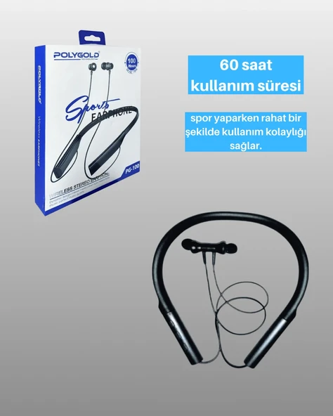 Pg-100 Kablosuz Bluetooth Kulaklık - Resim 2