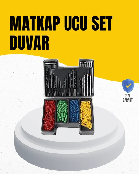 Delme Uç Seti 24 Parça Kutulu Matkap Ucu Ahşap Metal Beton İçin ürün görseli 1