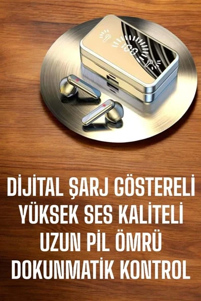Bluetooth Bağlantılı Dijital Göstergeli Yüksek Ses Kaliteli Kulaklık ürün görseli 1