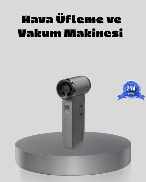 Şarjlı 130000 Rpm Hava Üflemeli Ve Vakumlu Araç Ev Temizlik Makinesi ürün görseli 1