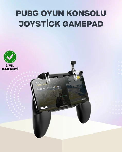 Mobil Oyunlar İçin Joystickli Ergonomik Gamepad Kontrol Cihazı ürün görseli 1