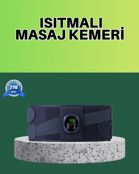 Titreşimli Masajlı Bel Kemeri Sessiz Çalışma 100 Cm Bel Uyumlu ürün görseli 1