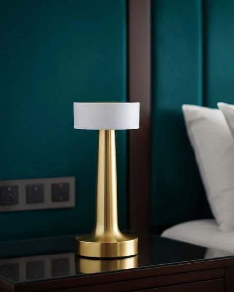 Şarjlı Dokunmatik Led Masa Lambası 3 Renk Dimmer Özellikli ürün görseli 1