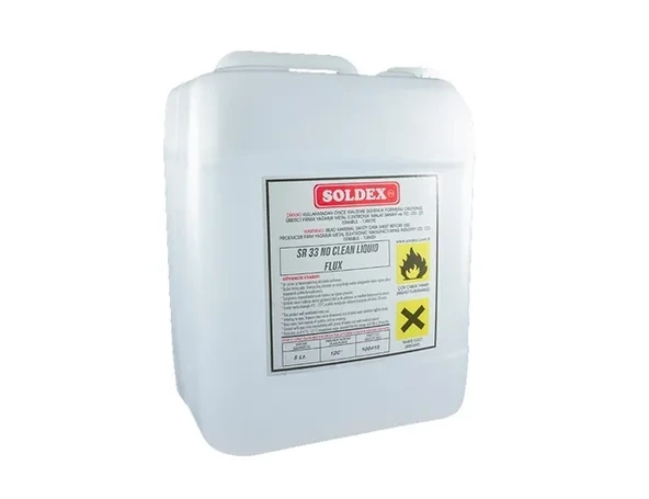 No Clean Flux 5 Lt Sr33 - Temizleme Gerektirmeyen Lehim Suları ürün görseli 1