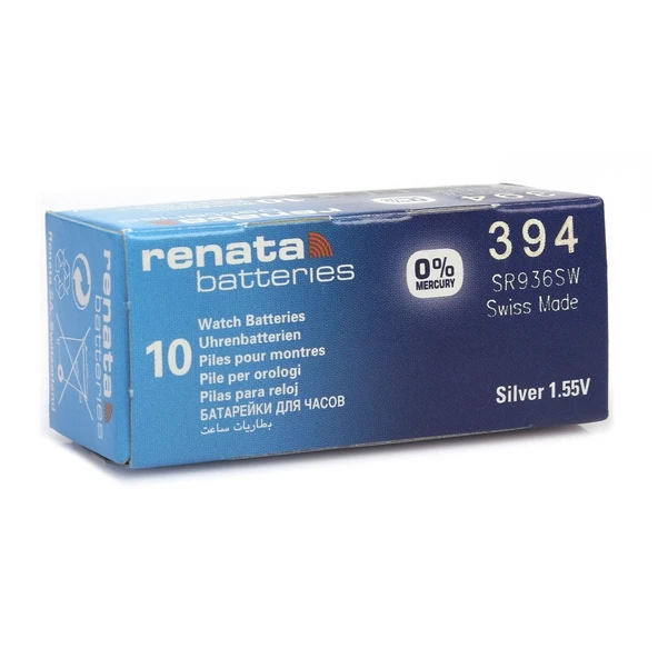 Renata 394 Sr936sw 1.55v Alkalin Saat Pili 10 Adet ürün görseli 1