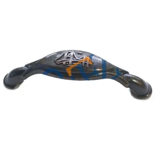 Dekoratif Zamak Boğaziçi Kulp - 64mm, Eskitme, 100 Adet ürün görseli 1