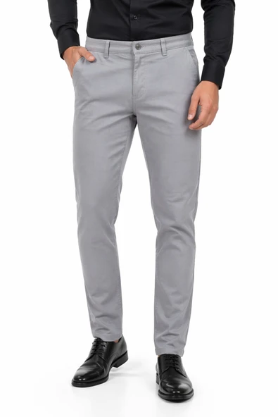 Erkek Silim Fit Kanvas Pantolon Kalıp Yazlık BGL-ST05394 ürün görseli 1