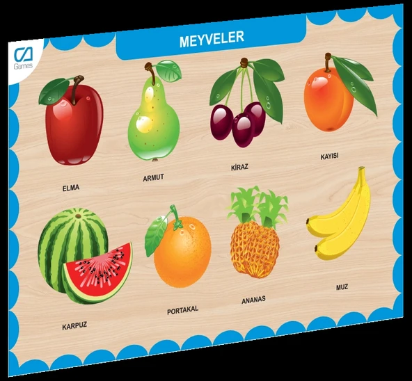CAAHS-3206 CA GAMES AHŞAP MEYVELER BUL-TAK ürün görseli 1