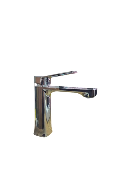 LUXURY FAUCER LAVABO BATARYASI LÜX KROM ürün görseli 1
