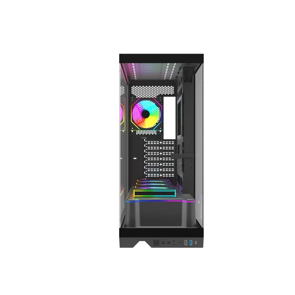 QUANTUM SHADOWFORGE 4x120mm ARGB Gaming Pc Kasası ürün görseli 1