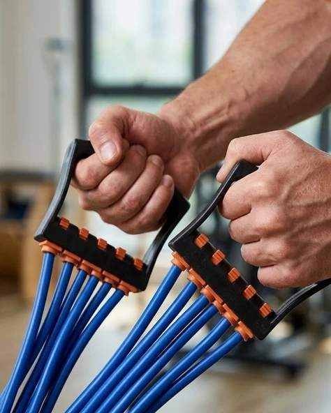Direnç Bandı Spor Lastiği Evde Fitness Pilates Egzersiz Ekipmanı ürün görseli 1