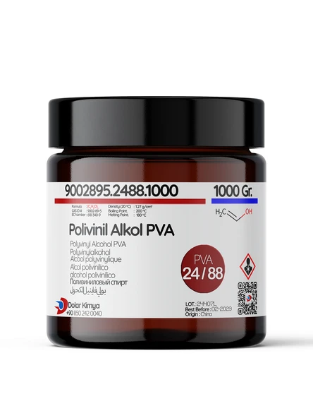 Polivinil Alkol 2488 - 1 Kg (PVA 2488, Polyvinyl Alcohol 17/88) ürün görseli 1