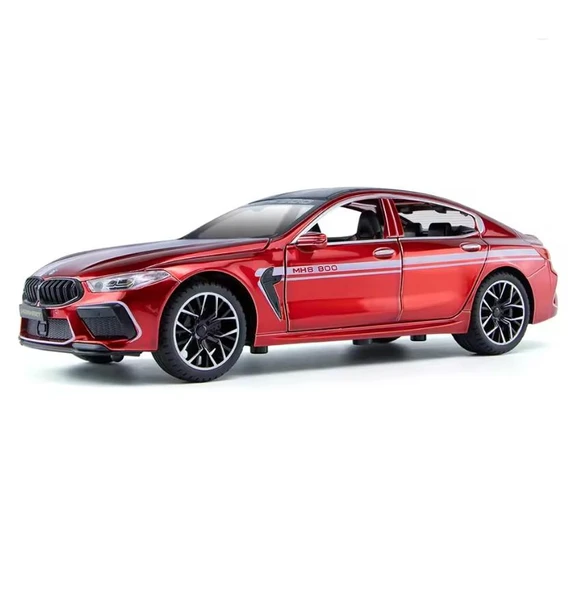 Hobbiez World BMW M8 MH8 800 Manhart Kırmızı 1/24 Model Araba ürün görseli 1