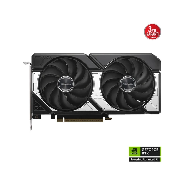 ASUS VGA DUAL-RTX5060TI-8G-NVIDIA-GEFORCE-RTX 5060 TI-8G-8GB GDDR7-128bit--HDMI-3xDP-DLSS4 EKRAN KARTI ürün görseli 1