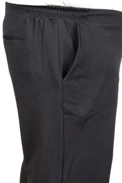 Büyük Beden Esnek Örme Pantolon INTER 11109 SIYAH - Resim 2