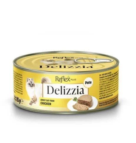 Reflex Plus Delizzia Kıyılmış Tavuklu Kedi Konservesi 85 Gr x 12 Adet ürün görseli 1