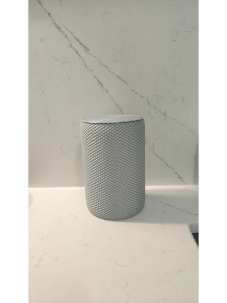Nesli Dekor Mini Masaüstü Çöp Kovası - Gri ürün görseli 1