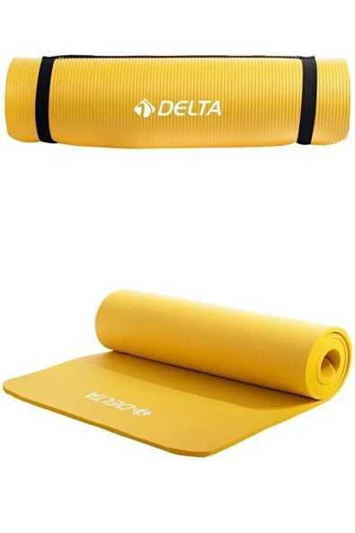 Delta Pilates Minderi Yoga Matı 15mm Sarı MTY-472 ürün görseli 1