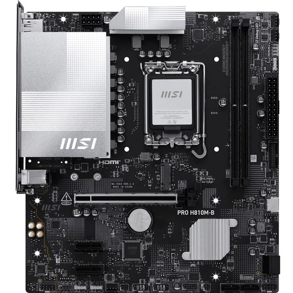 MSI H810M-B PRO DDR5 HDMI/DP 1851P ANAKART ürün görseli 1