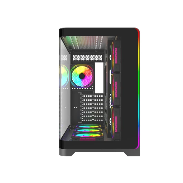 QUANTUM STORMFORGE 7x120mm ARGB Gaming Pc Kasası - Resim 2