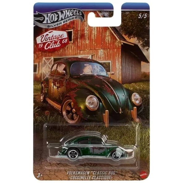 Vintage Silver Series Arabalar - Volkswagen Classic Bug ürün görseli 1
