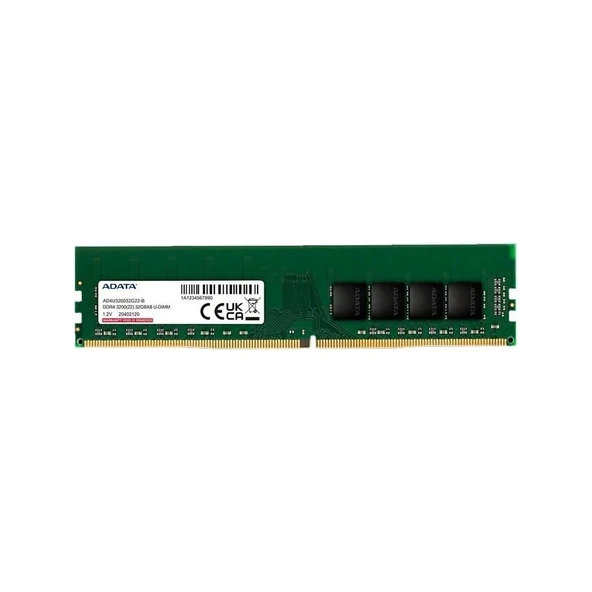 ADATA 16GB DDR4 3200MHZ CL22 PC RAM AD4U3200316G22-SGN ürün görseli 1