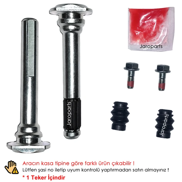 Jaroparts Toyota Avensis Ön Fren Kaliper Pim Takımı (T25) 2003-2008 ürün görseli 1