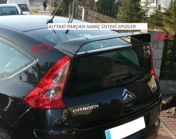 Citroen C4 Vts Vtr Spoiler - Boyasız - Bodykit Store ürün görseli 1