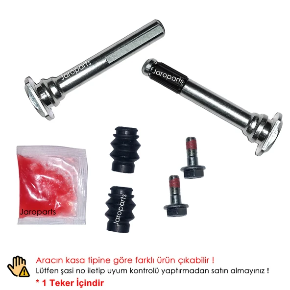 Jaroparts Toyota Corolla Arka Fren Kaliper Pim Takımı (E180) 2012-2019 ürün görseli 1
