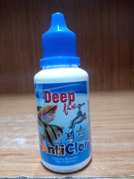 Deep AntiClor Klor Giderici Akvaryum Su Düzenleyici 50 ml ürün görseli 1